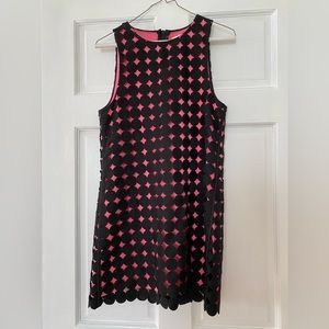 Alice and Olivia pink and black sheath